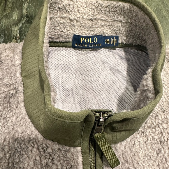 Full size hybrid Polo Ralph Lauren Sherpa fleece jacket - like new. - Picture 4 of 5